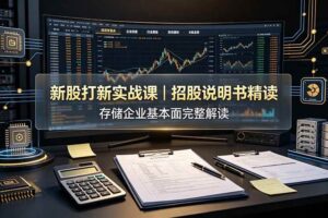 （19255期）付费文章：新股打新实战课｜招股说明书精读，存储企业基本面完整解读