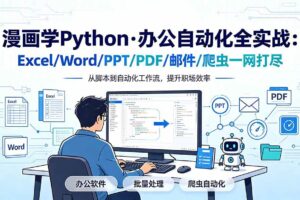 （19270期）漫画学Python·办公自动化全实战：Excel/Word/PPT/PDF/邮件/爬虫一网打尽
