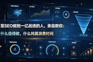 （19197期）靠SEO做到一亿战绩的人，亲自教你：什么值得做，什么纯属浪费时间【原创双语字幕】