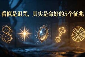 （19089期）付费文章：看似是诅咒，其实是命好的5个征兆