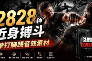 （19072期）宝藏级别音效！2828种近身搏斗拳打脚踢音效素材，全部中文分类，免解压使用  Close Combat