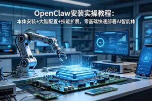 （18982期）OpenClaw安装实操教程：本体安装+大脑配置+技能扩展，零基础快速部署AI智能体
