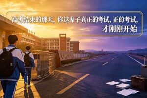（18968期）付费文章：高考结束的那天，你这辈子真正的考试，才刚刚开始