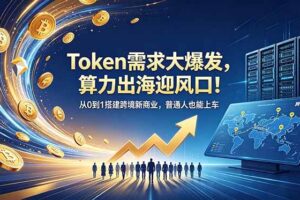 （18889期）Token需求大爆发，算力出海迎风口！从0到1搭建跨境新商业，普通人也能上车