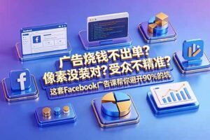 （18850期）广告烧钱不出单？像素没装对？受众不精准？这套Facebook广告课帮你避开90%的坑-原创双语字幕