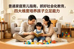 （18755期）付费文章：普通家庭育儿指南，抓好社会化教育，四大维度培养孩子立足能力