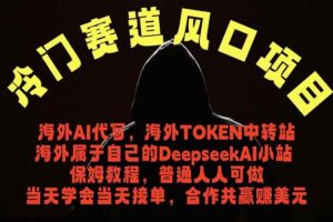 （18714期）冷门赛道风口项目 海外AI代写！0成本运作完全免费！当天注册当天接单，接单接到手抽筋，无脑…