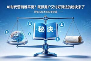 （18600期）AI时代营销难平衡？既抓用户又讨好算法的秘诀来了【原创双语字幕】