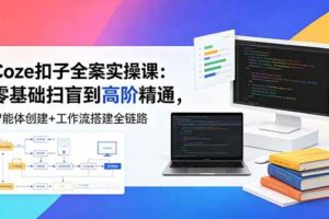 （18538期）Coze扣子全案实操课：零基础扫盲到高阶精通，智能体创建+工作流搭建全链路