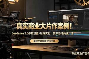 （18484期）真实商业大片作案例！Seedance 2.0参数设置+后期优化，教你落地商业广告