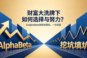 （18371期）付费文章：财富大洗牌下如何选择与努力？从AlphaBeta到挖坑填坑，一文讲透
